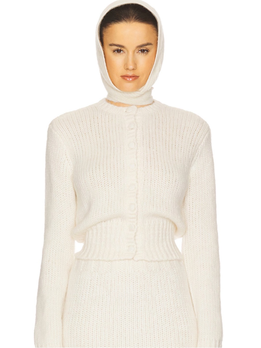 Helsa Annabelle Cardigan in Ivory